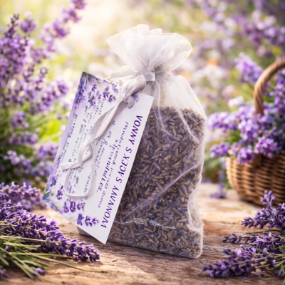 Pytlíček s levandulí  , organza, 25 g 